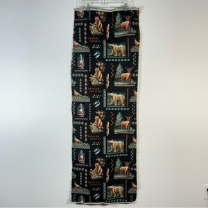 Vintage Wildlife Tapestry Fabric Rustic Lodge Cabincore Motif 100% Cotton